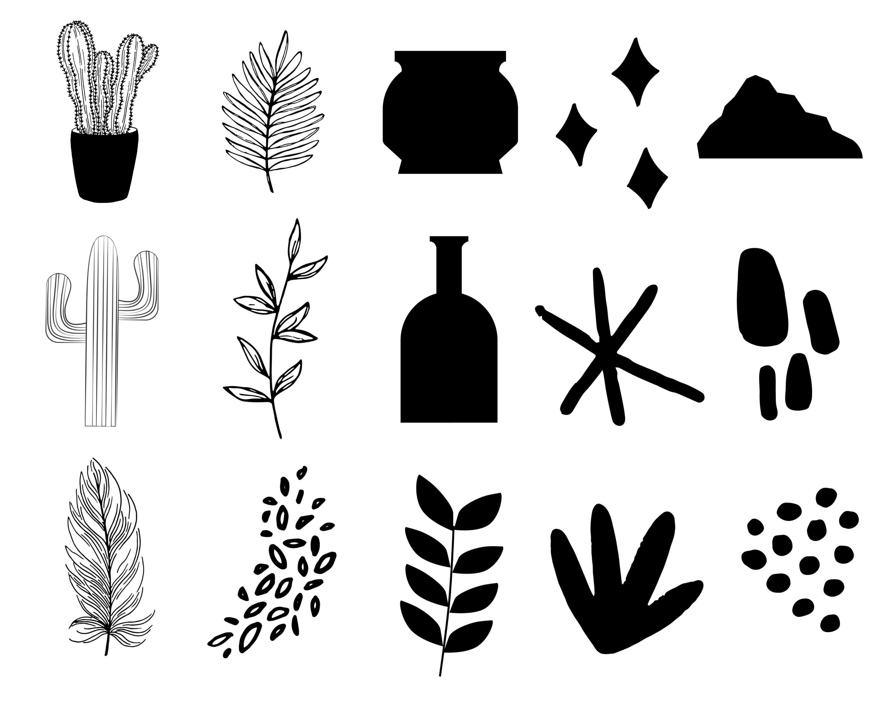 Boho Clip Art Boho SVG Boho PNG Boho SVG Bundle Boho svg | Etsy