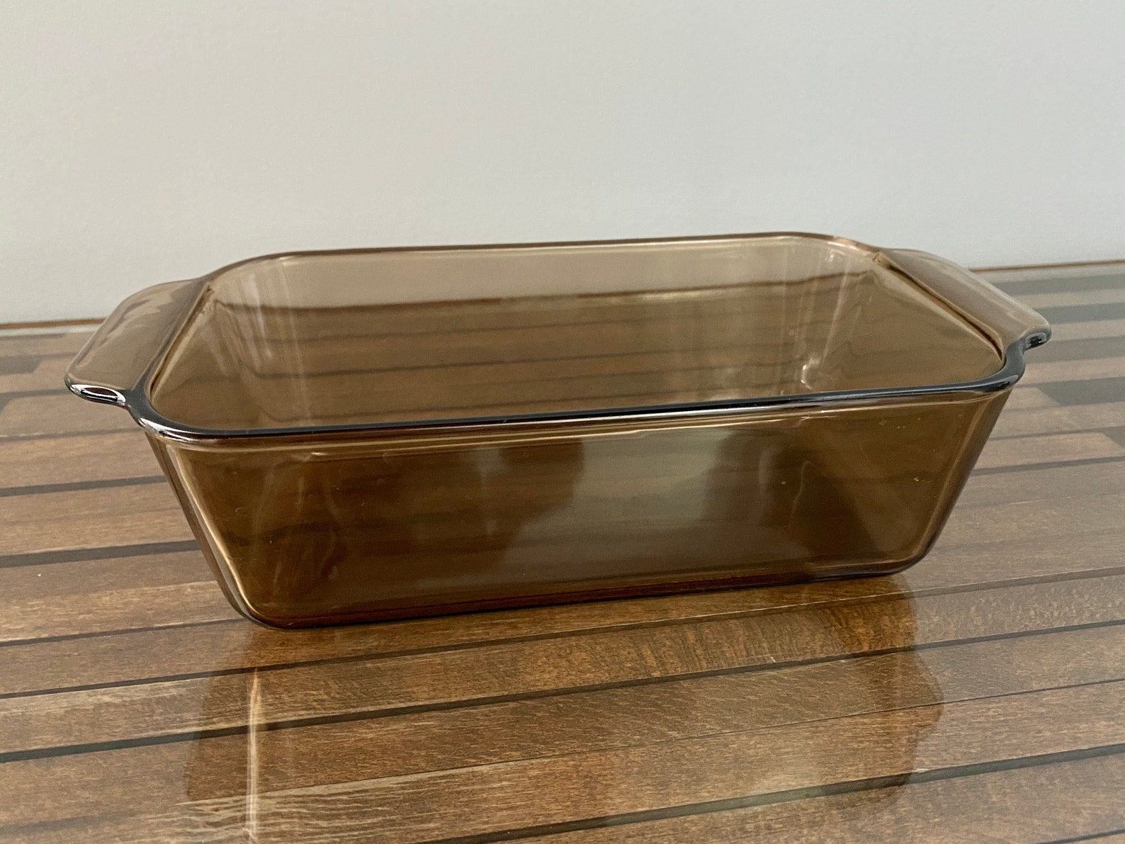 Pyrex 213 213R Brown Loaf Pan 1.5 Quart Vintage Etsy