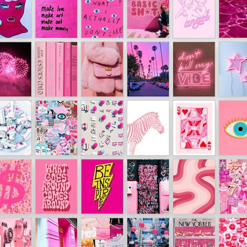 Preppy Pink Anchor Wall Decor Palm Beach Coastal Decor Pink | Etsy