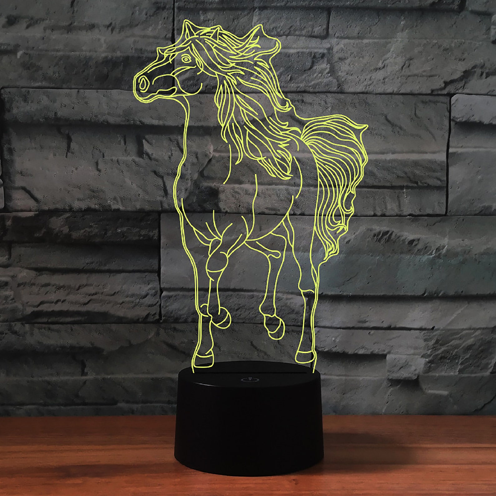 Horse 3D LED Lamp Horse 7 Colors Custom Gifts Remote Lamp Etsy