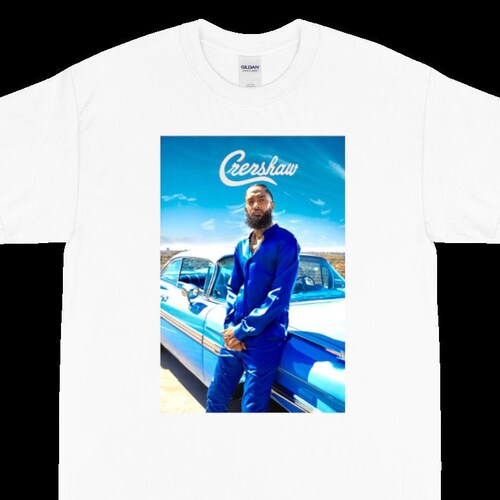 nipsey hussle shirt blue