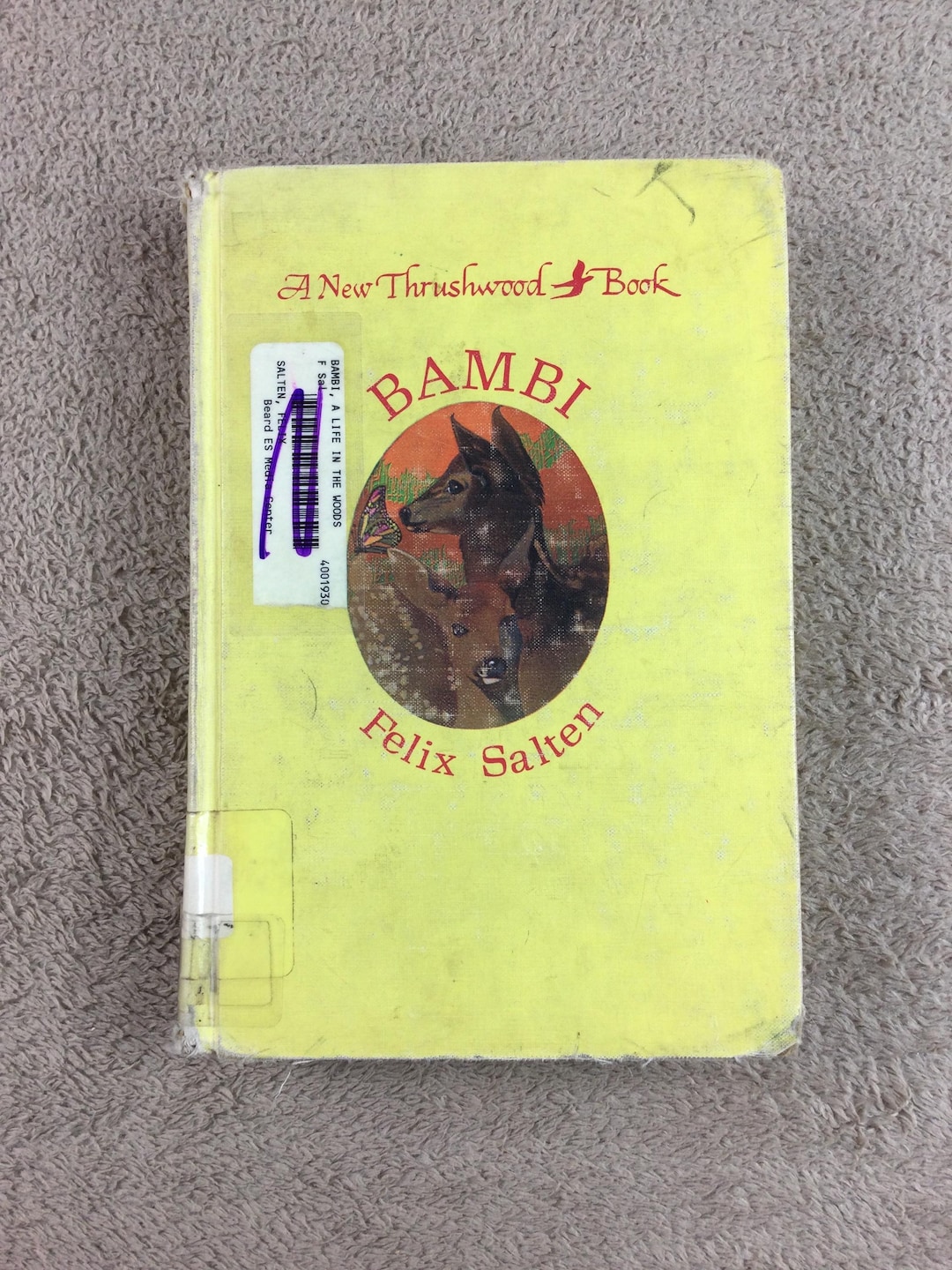 Vintage 1929 Bambi Childrens Book by Felix Salten HB Ex Library - Etsy