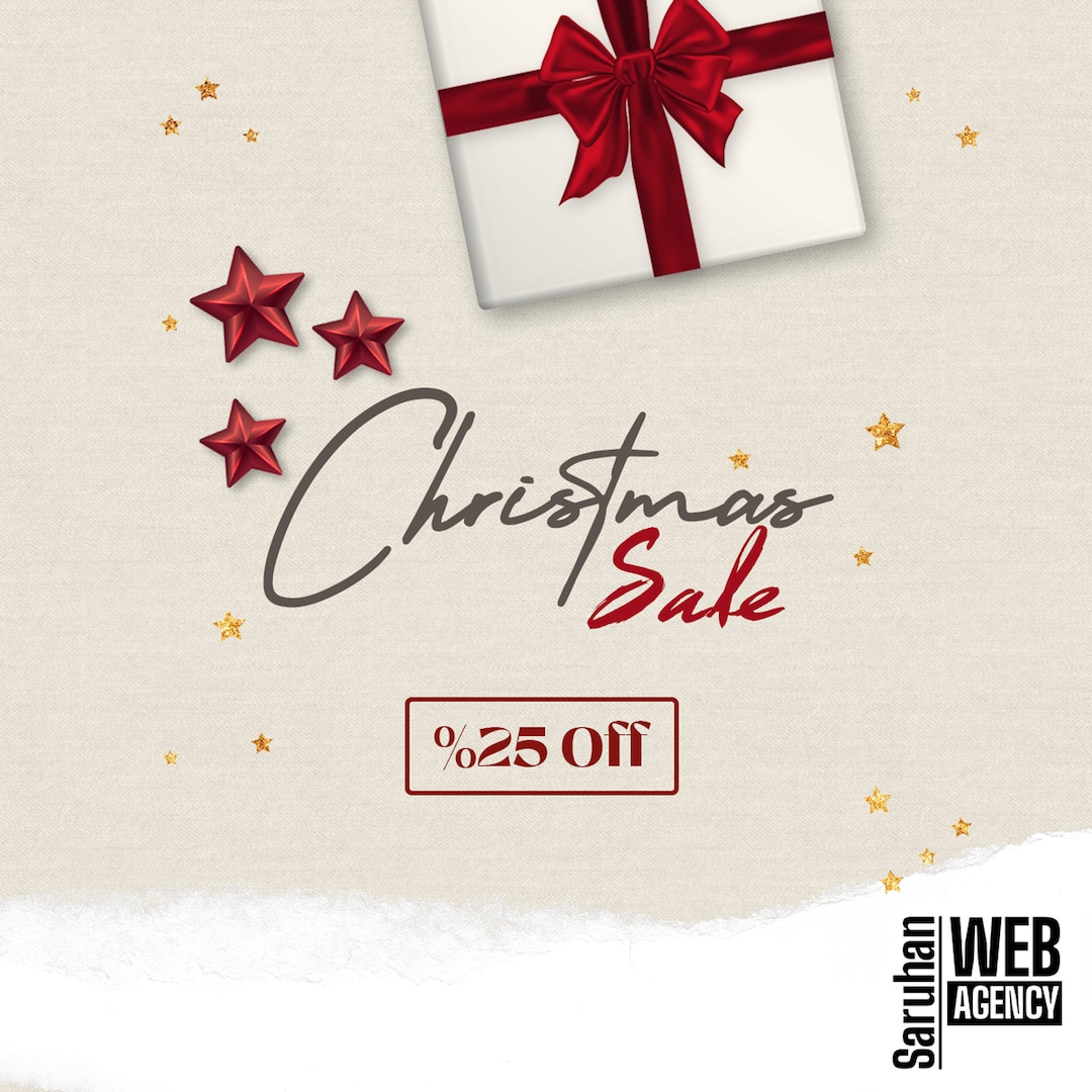 Christmas Sale Post Template Christmas Sale Banner Christmas Etsy