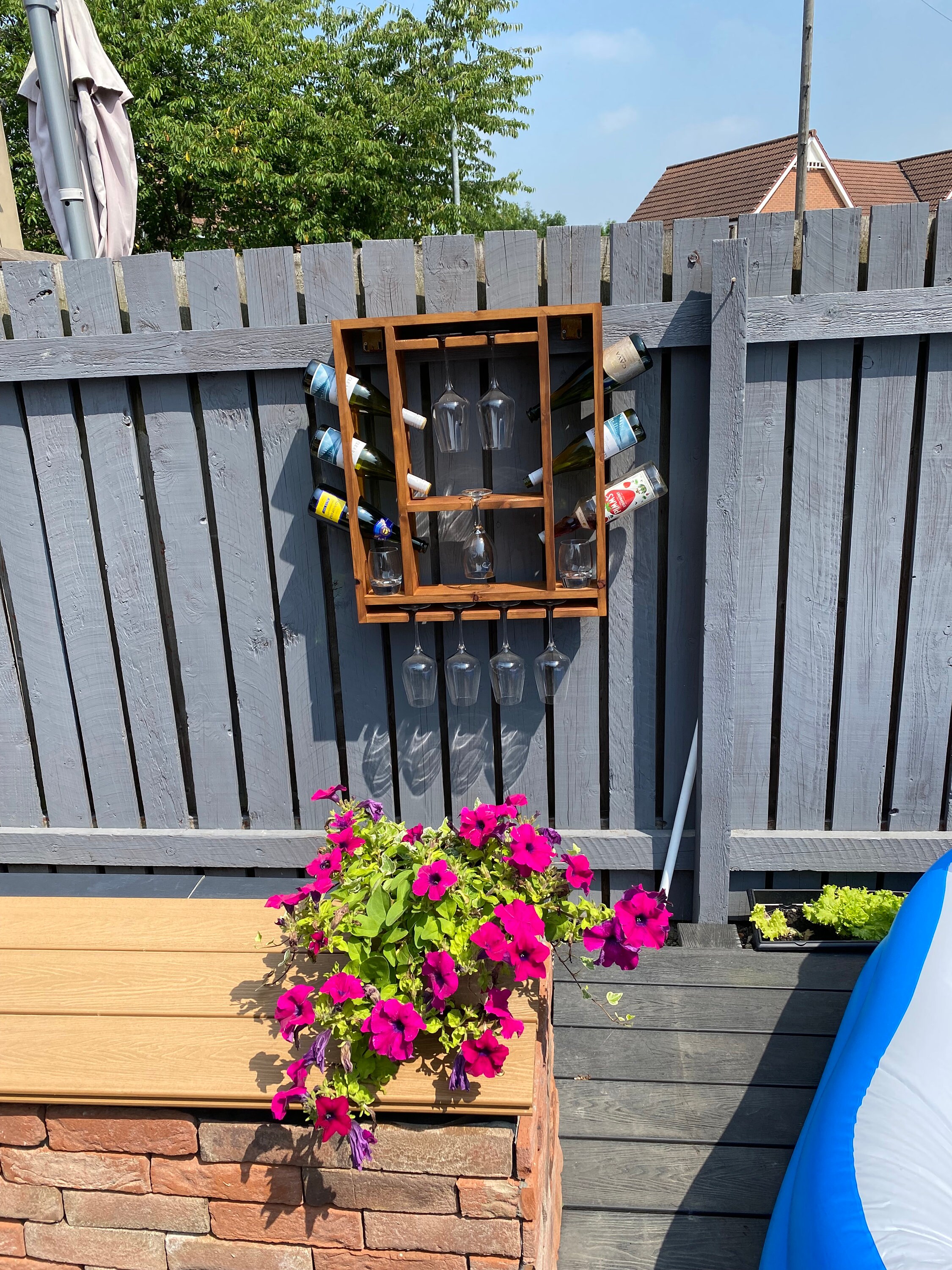 Murphy Wooden Bar Modern Indoor/outdoor Rustic Wall Etsy UK