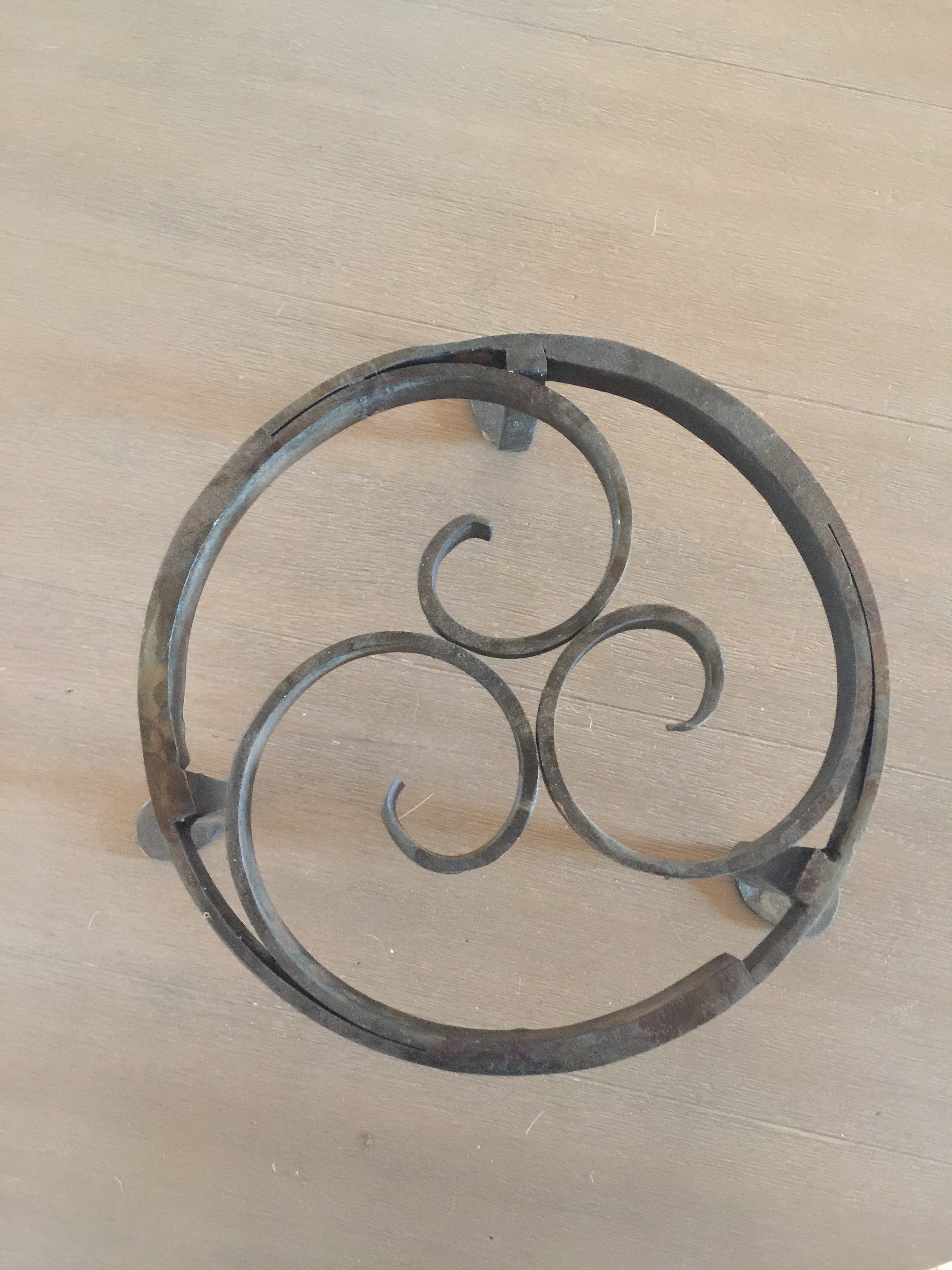 Artisan Blacksmith Hand Trivet Etsy