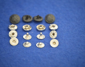 Botones a presión con estrella alemana (20)