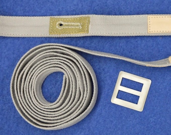 Linen Gas Mask Can Strap Set