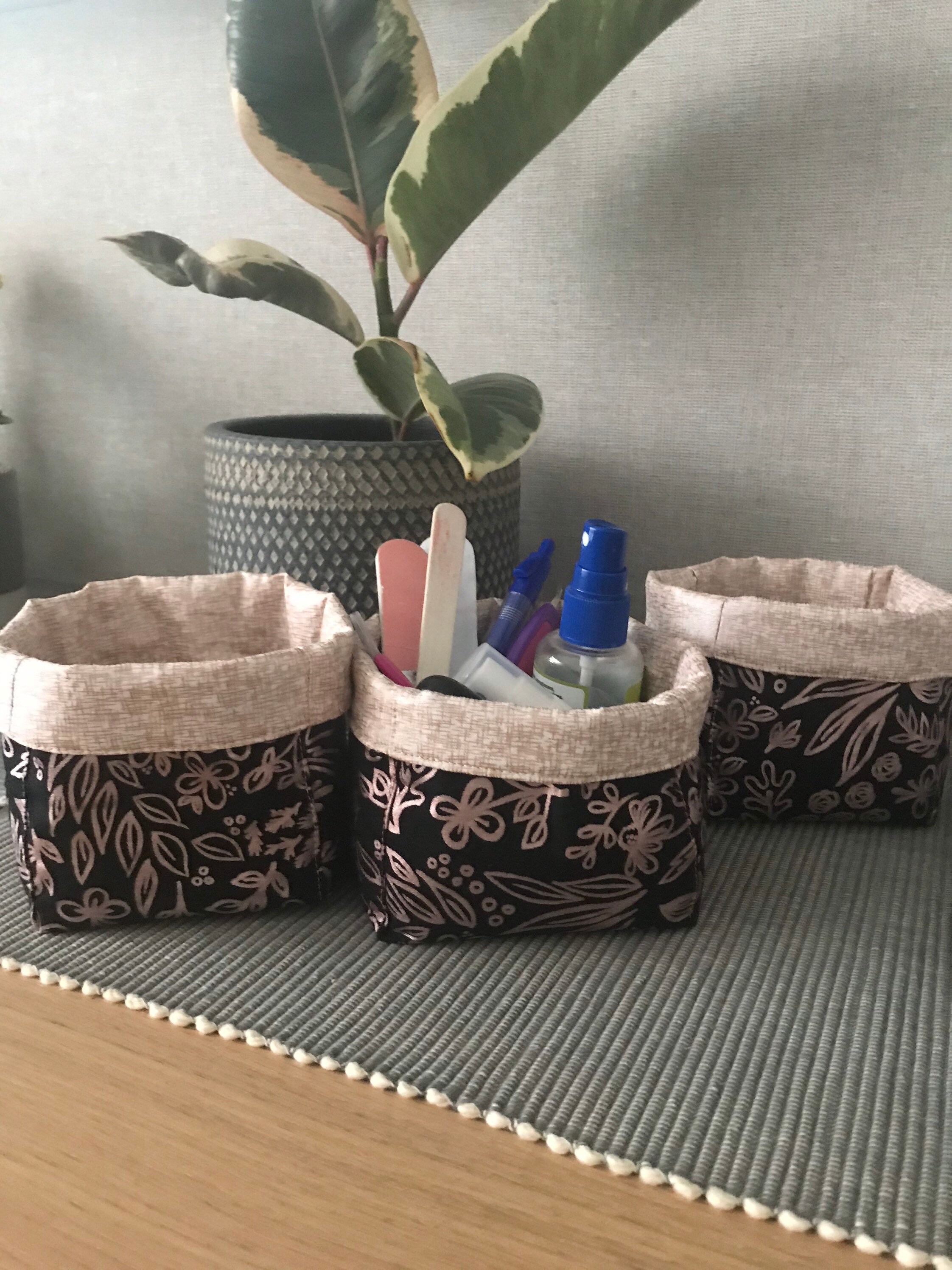 Bolsa de almacenamiento de telas | Etsy