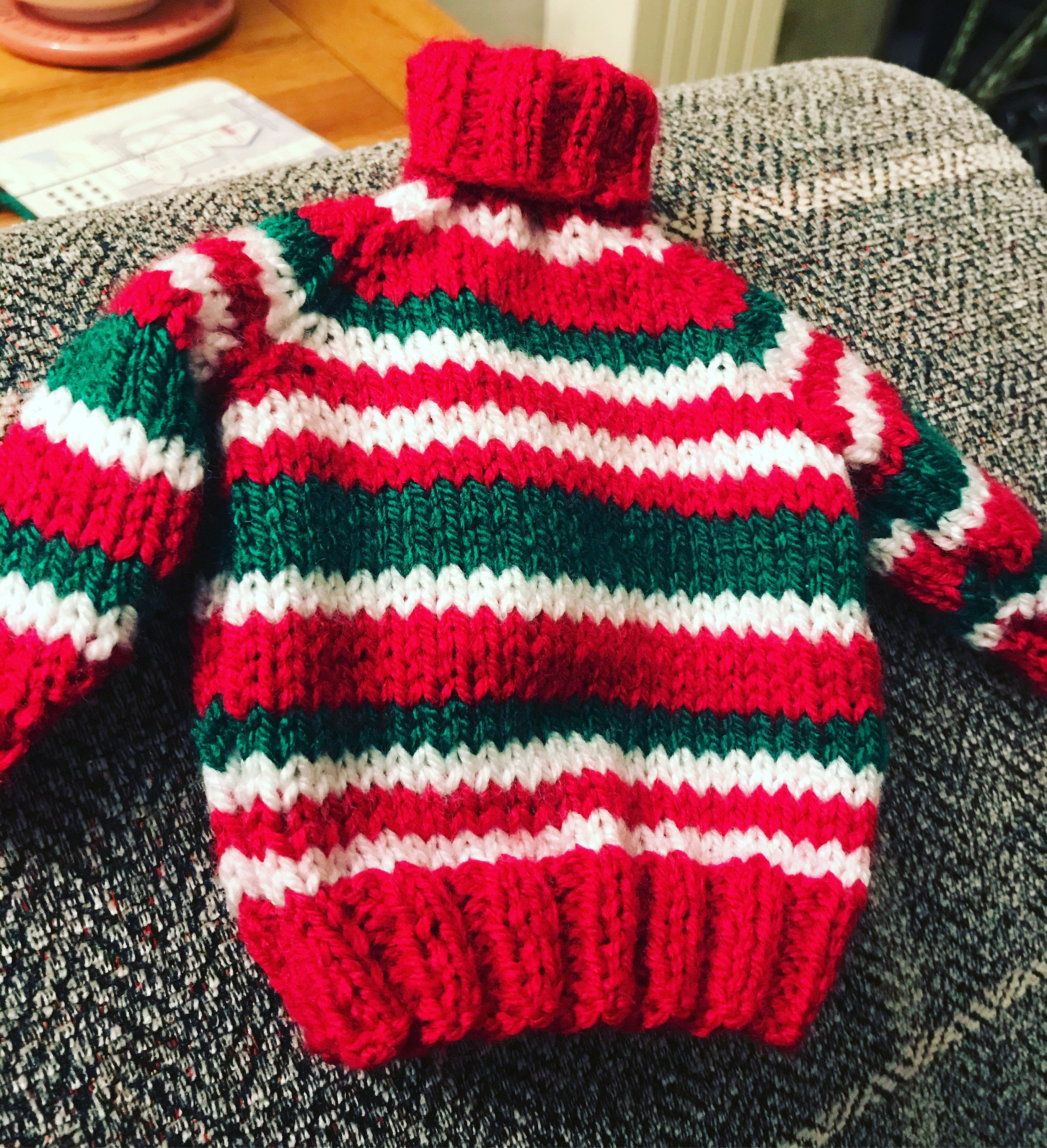 Bottle Jumper with bobble hat for wine bottle bottle warmer Etsy