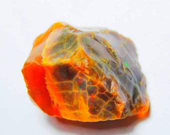 quality natural earth mine Ethiopian opal raw rough gemstone extra fine quality unheated untreated welo opal rock material #B8 220 CRT AAA