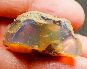 quality natural earth mine Ethiopian opal raw rough gemstone extra fine quality unheated untreated welo opal rock material #B8 220 CRT AAA