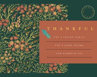 Thankful Card Print / Digital Card / Card / Best Friends / Thank You Card / Grateful Card / Housewarming / Card Print | Best Friends