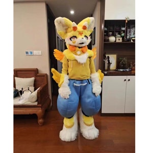 only Fursuit leg interior base  )Fursuit leg interior Fursuit Leg Padding Furry Leg Interior Base fursuit paws With strap