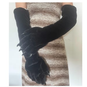 big size length 23.6inch Customizable Furry gloves Kigurumi Cosplay furry Paws, gloves Paws Cosplay Paws Fursuit furry glove