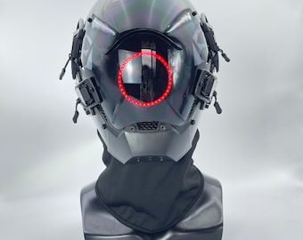 Cyberpunk Mask 2077 Tactical Helmet Cyber Mask Samurai Helmet Cosplay