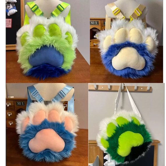 Fursuit Bag Fursuit Backpack Fursona Bag Travel Bag Decoration Package Cosplay Bag Fursuit Accessories Customizable Colors Etsy