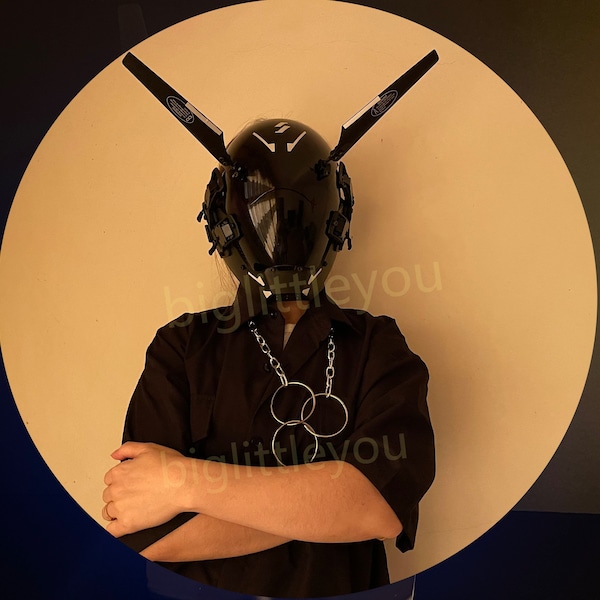 Cyberpunk Mask 2077 Cyber Mask Samurai Helmet Tactical Helmet Cosplay Cyberpunk Helmet Sci-fi Masks DJ Mask Punk mask