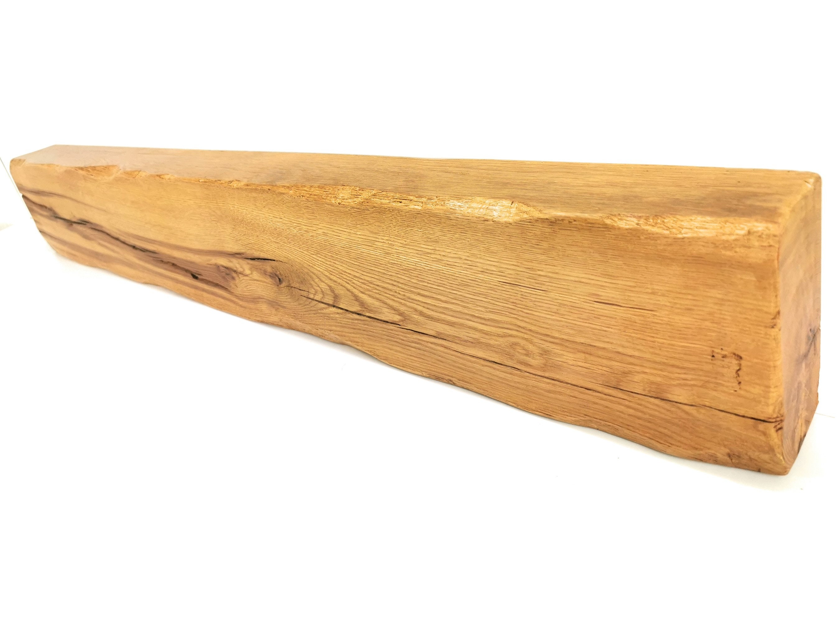 10x20cm Oak Mantel Beam Rustic Chunky Mantle Floating Etsy UK