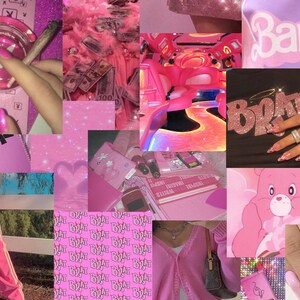 Buy Mouse's House Indoor 3x5ft Polyester Mood Euphoria Baddie Collage Vibes Aesthetic Banner for Girls Decoration Bedroom Dorm Teen Young Adult (Neon Pink) Online at desertcartINDIA