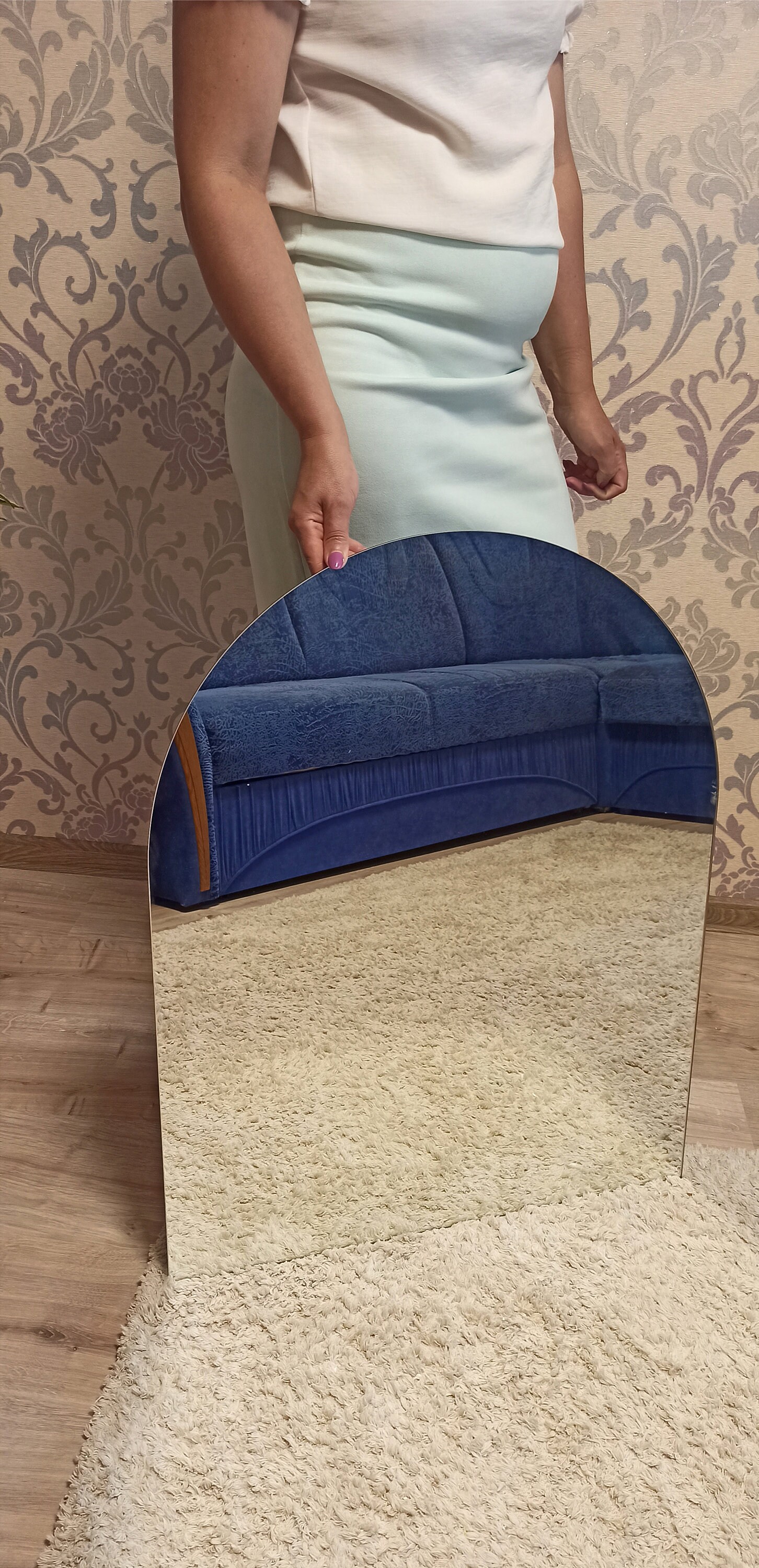 Bogenspiegel für Badezimmer Arcuate Spiegel wandmontiert | Etsy