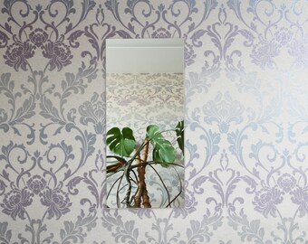 Rectangular mirror wall Room decor mirror wall bedroom mirror Home decor Living room mirror Wardrobe mirror Office mirror Mirror blank