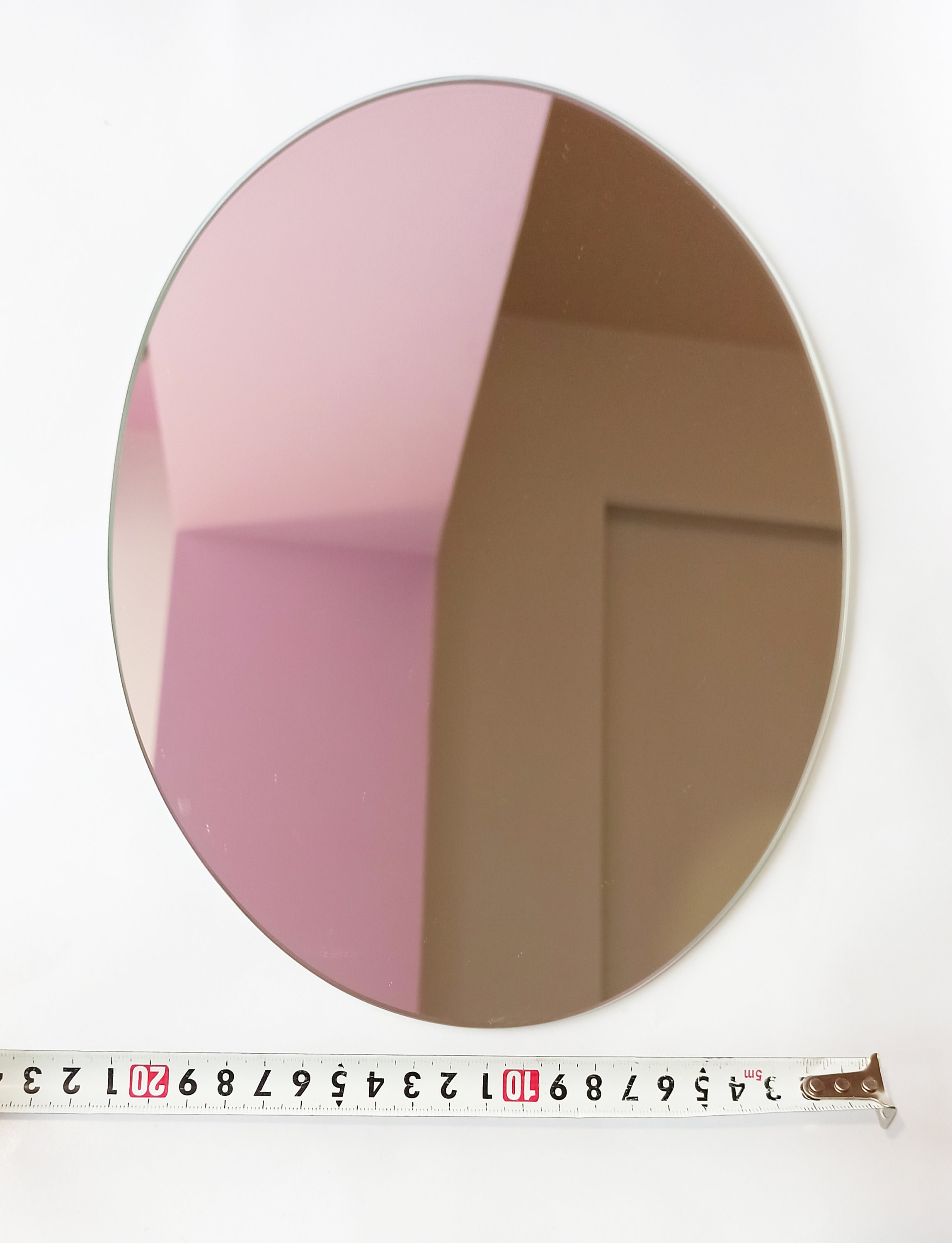 Oval glass mirror Ellipse wall mirror Mirror with oval shape. Etsy