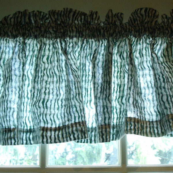 Dark Green Valance - Etsy
