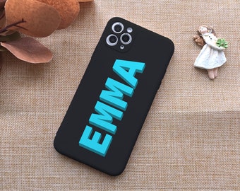 floral print case personalised name S10 8 Samsung S8 X iPhone 6 7 S9 Custom initial Case For pastel case 12 Pro Max ombre case