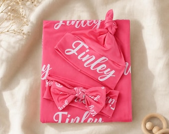 Namnfilt för nyfödd, Inlindning, För- och mellannamnsfilt, Inlindning för nyfödd, Sjukhusfilt, Fotorekvisita Babyshower