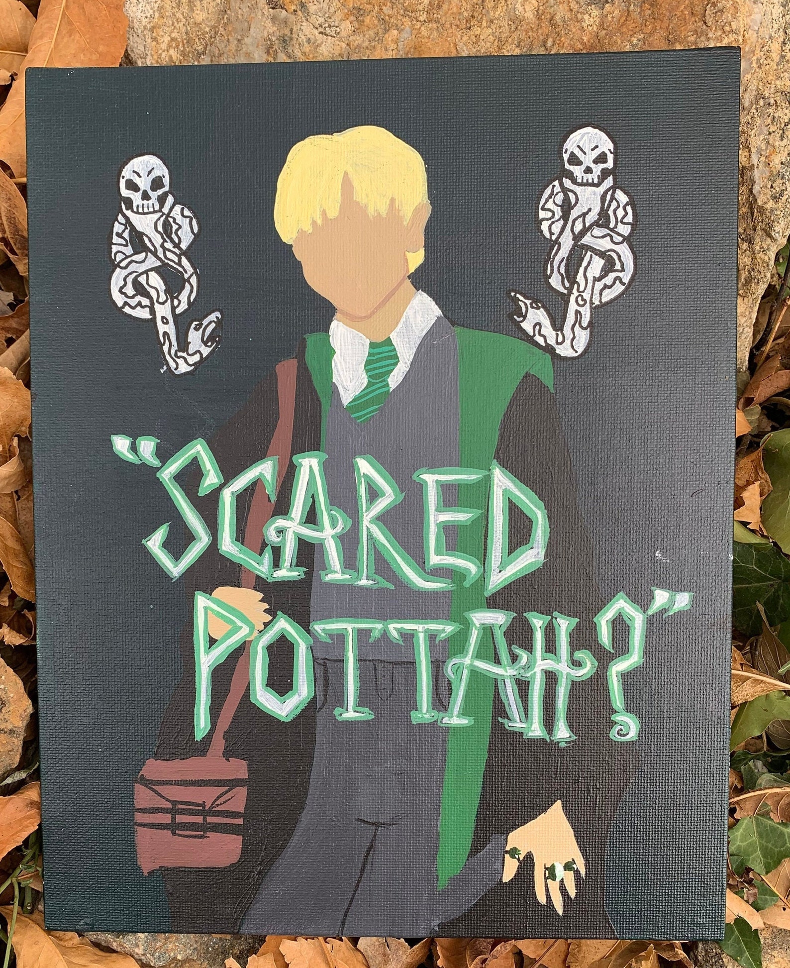 Slytherin Painting | Etsy