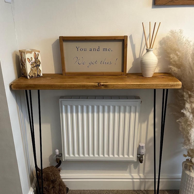 Radiator Rack Console Table Radiator Console Table - Etsy UK