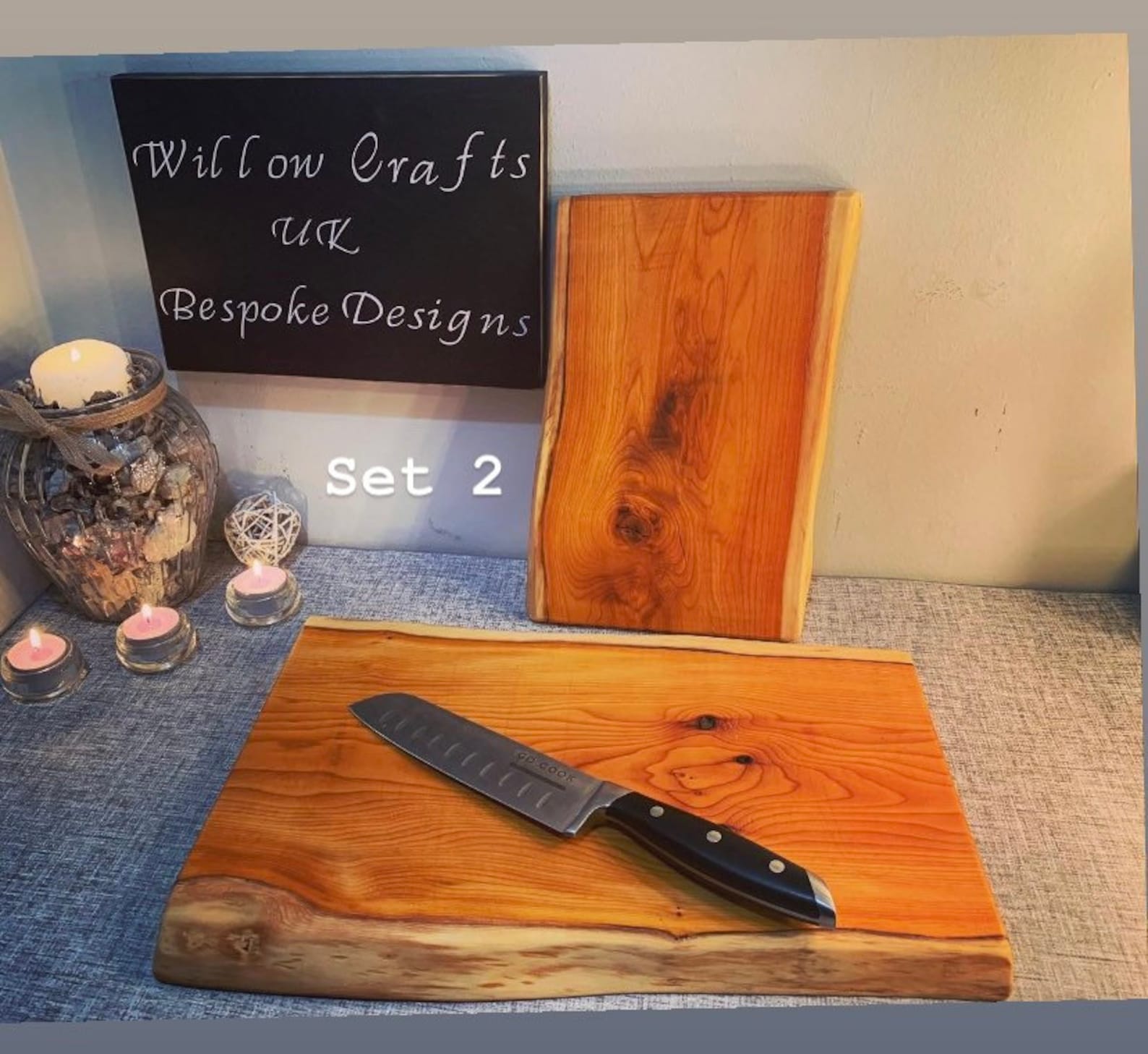 Yew Cutting Boards Rustic Home Kitchen Bespoke Handmade Unique Etsy