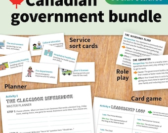 Canadian government homeschool unit study, Kids civics activity