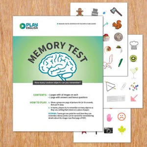 Memory Spiel zur Teambildung | 3-seitiges digitales Paket für Eisbrecher im Büro oder Klassenzimmer