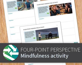 Mindfulness activity set, mindfulness printable worksheets