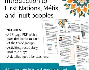 First Nations, Métis, & Inuit unit: Grade 5/6 social studies and history