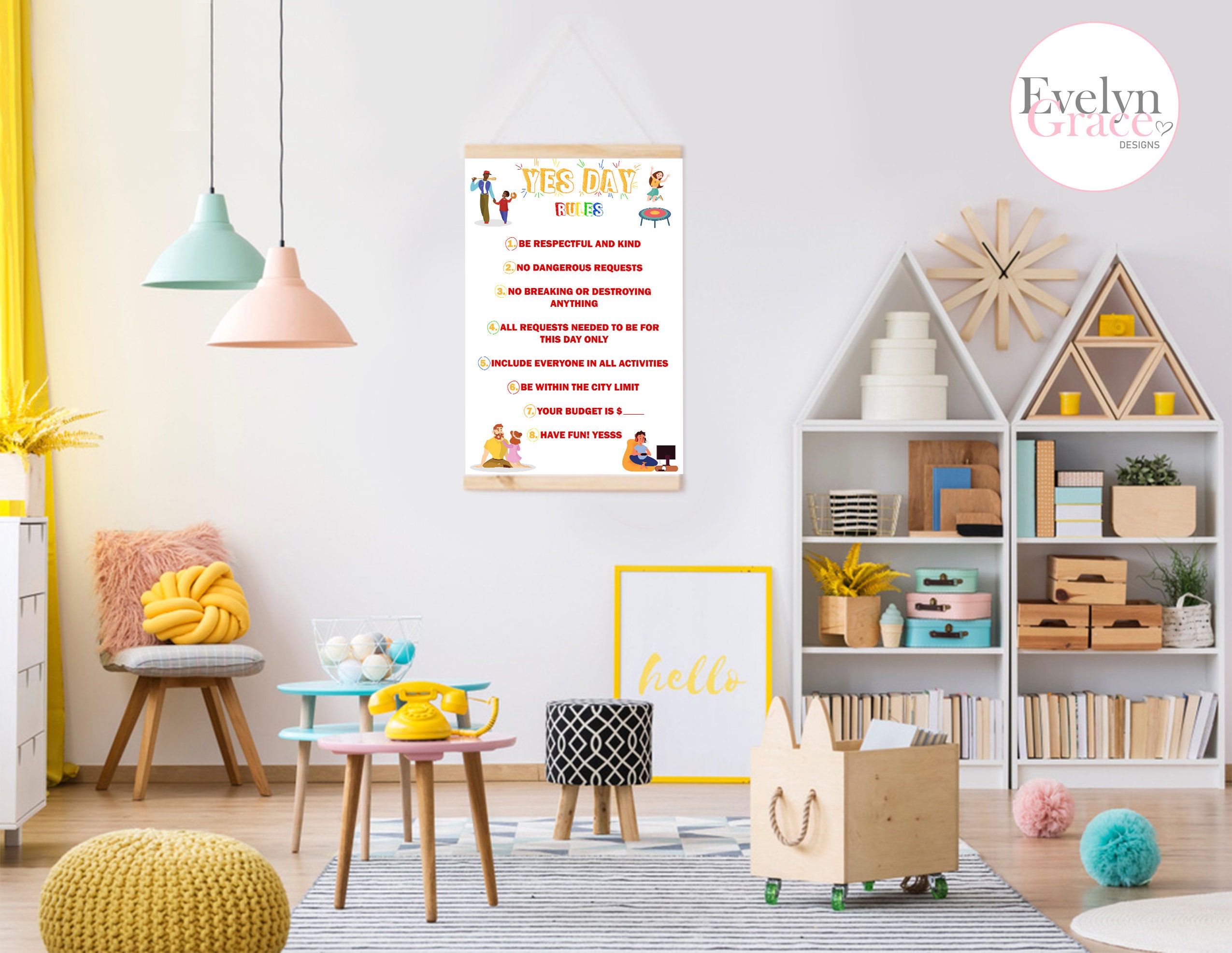 Yes Day Rules Yes Day Yes Day Rules Yes Day Rule Yes Etsy