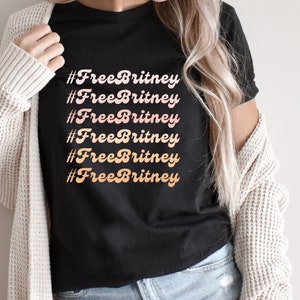 Free Britney T-Shirt: Retro Style Cotton Tee