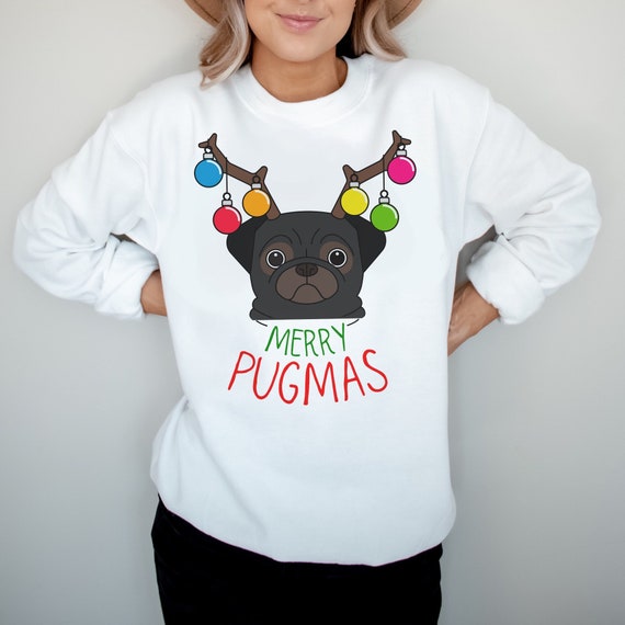 Merry hotsell pugmas sweater