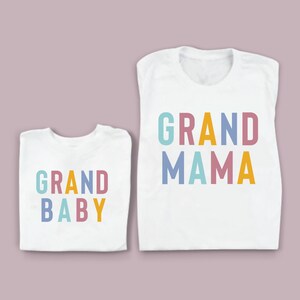Grandma Sweatshirt: Color Text Grandmama Hoodie