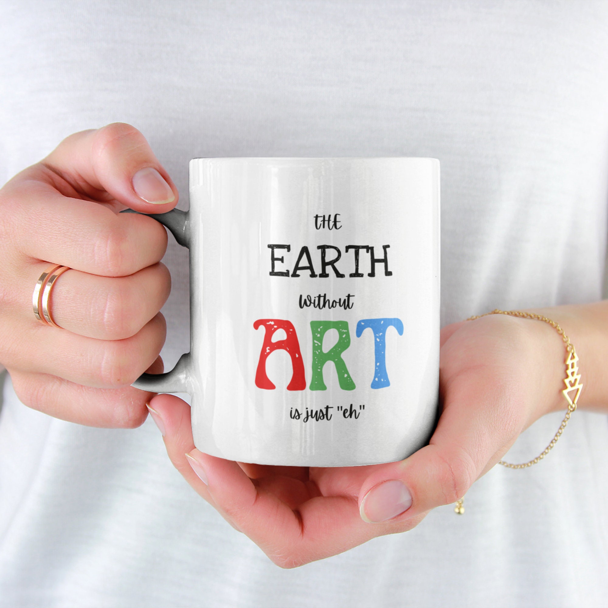 Art Teacher Mug Best Art Teacher Ever Funny Gift for Art Etsy