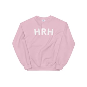 HRH Sweatshirt in Pink - A Collection Inspired by The Royal Family & As seen in PopSugar Holiday Gift Guide queen elizabeth t shirt lilibet