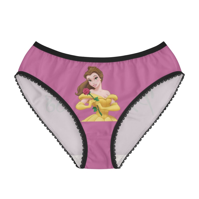 Belle From Beauty and the Beast Disney Princess Pink Panties Etsy