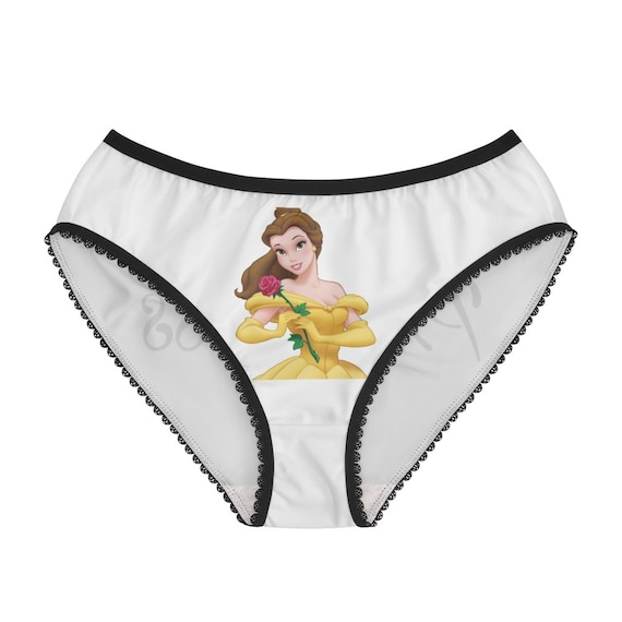 Belle From Beauty and the Beast Disney Princess Panties Women's Briefs 