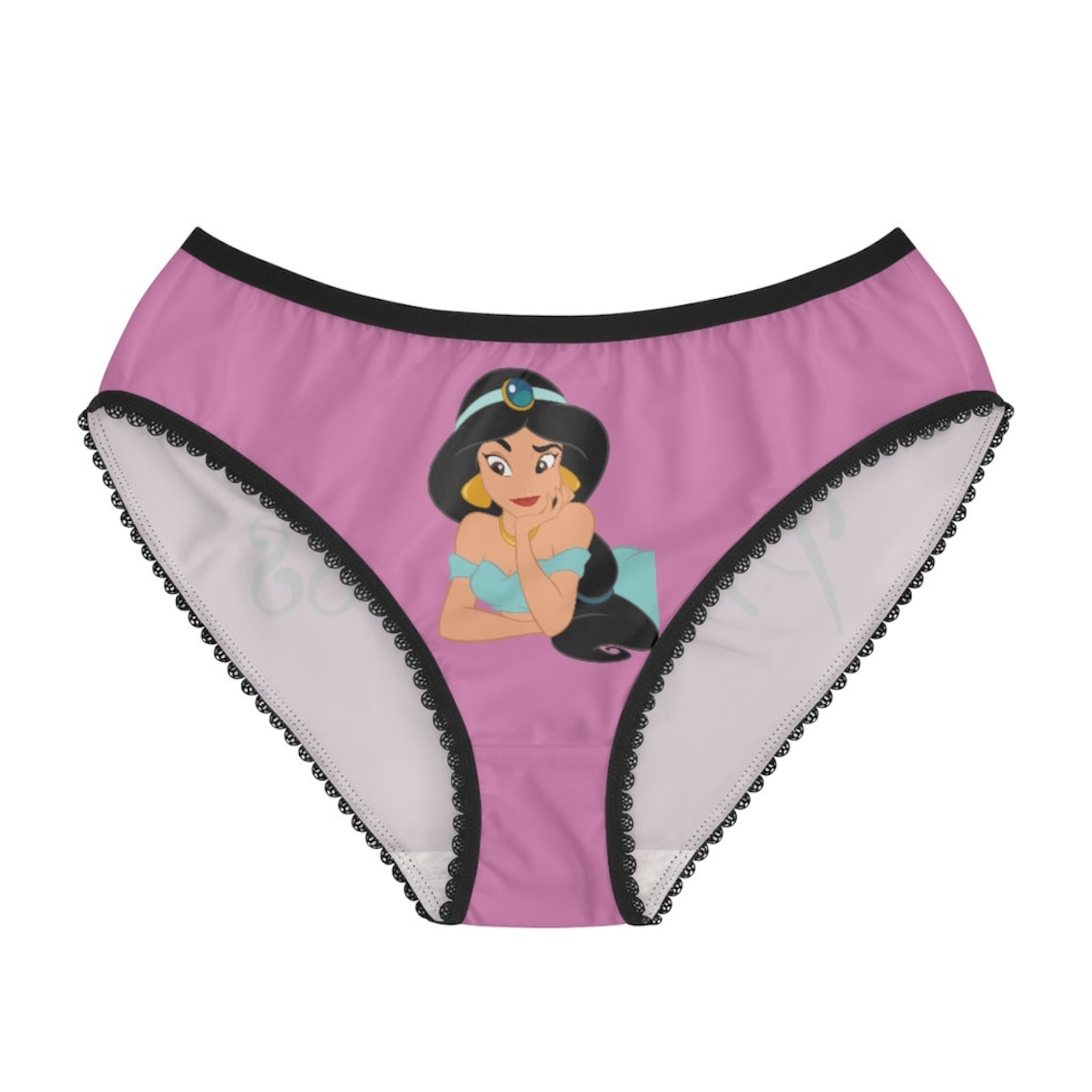 Jasmine disney princess pink panties Women's Briefs Etsy