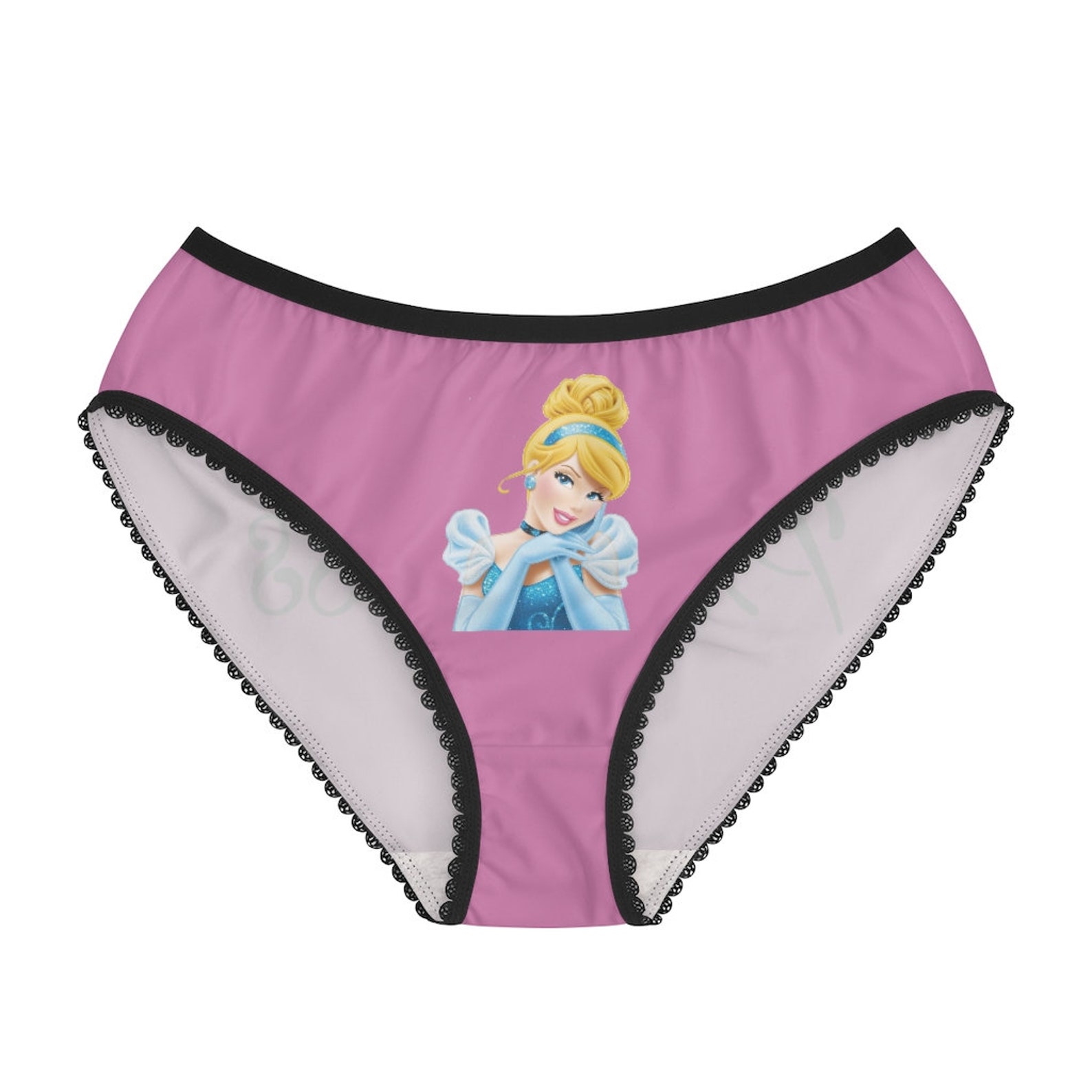 Cinderella disney princess pink panties Women's Briefs Etsy