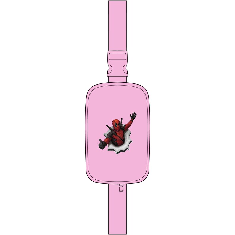 Deadpool Comic Character Sling Bag | Embroidered Explorer image 5