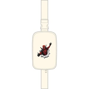 Deadpool Comic Character Sling Bag | Embroidered Explorer image 1