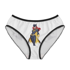 2 Superhero Panties Bikini/tanga Style Women's Underwear Printed