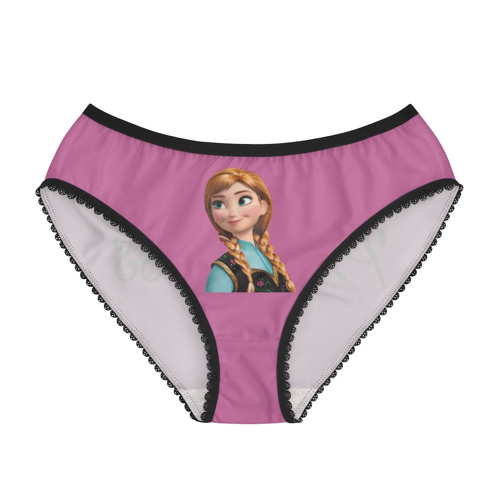 Anna From FROZEN Disney Princess Pink Panties Women's Briefs -  UK
